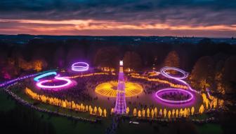 Start des Kasseler Bergparkleuchtens mit Pannen beim Lichtkunstfestival